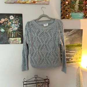 Light blue/ gray Knit Sweater